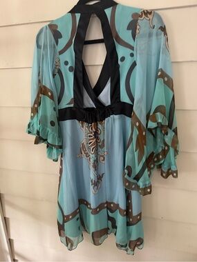 Single Dress, Ladies Silk, made in USA Empire Waist